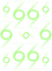 Numbers seamless pattern. vector background.