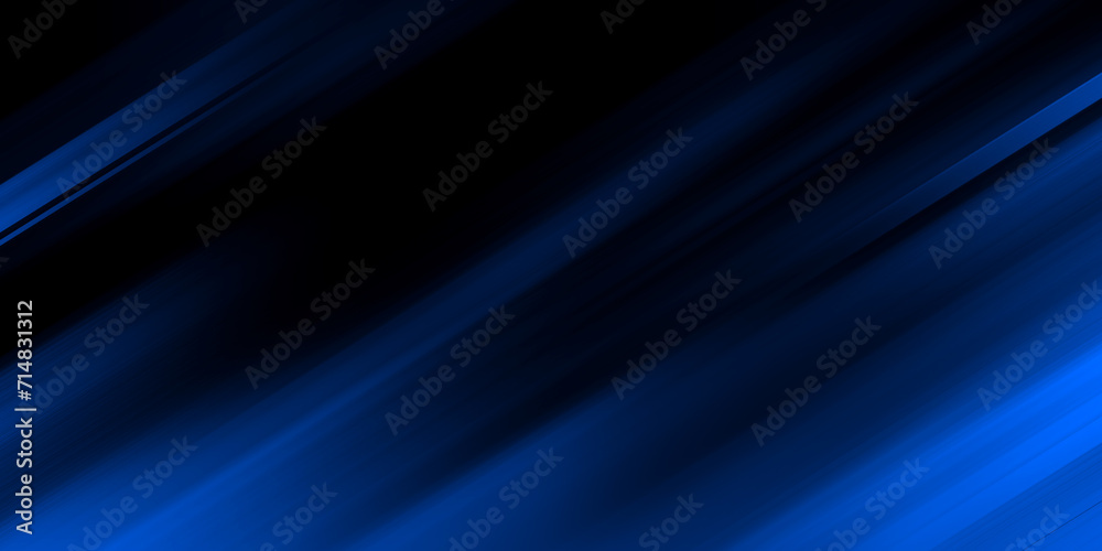 Wall mural blue abstract speed movement pattern with shiny glowing blurred line shape, gradient color