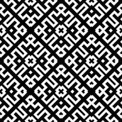 A white background with black design.Seamless texture for fashion, textile design,  on wall paper, wrapping paper, fabrics and home decor. Simple repeat pattern. Geometric patterns.