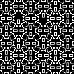 A white background with black design.Seamless texture for fashion, textile design,  on wall paper, wrapping paper, fabrics and home decor. Simple repeat pattern. Geometric patterns.