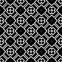 A white background with black design.Seamless texture for fashion, textile design,  on wall paper, wrapping paper, fabrics and home decor. Simple repeat pattern. Geometric patterns.