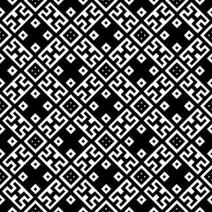 A white background with black design.Seamless texture for fashion, textile design,  on wall paper, wrapping paper, fabrics and home decor. Simple repeat pattern. Geometric patterns.