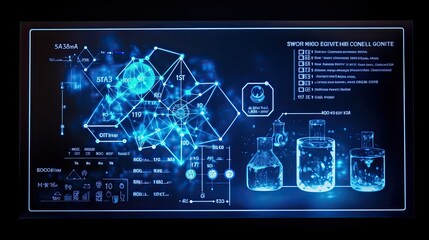 simple one formula on screen black background