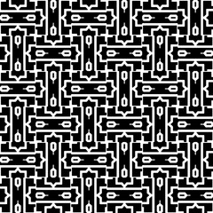 A white background with black design.Seamless texture for fashion, textile design,  on wall paper, wrapping paper, fabrics and home decor. Simple repeat pattern. Geometric patterns.