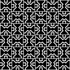 A white background with black design.Seamless texture for fashion, textile design,  on wall paper, wrapping paper, fabrics and home decor. Simple repeat pattern. Geometric patterns.