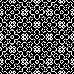 A white background with black design.Seamless texture for fashion, textile design,  on wall paper, wrapping paper, fabrics and home decor. Simple repeat pattern. Geometric patterns.