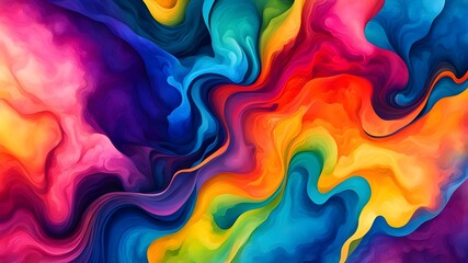 Fototapeta na wymiar abstract colorful background with water, rainbow abstract background, water color
