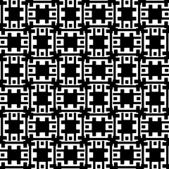 A white background with black design.Seamless texture for fashion, textile design,  on wall paper, wrapping paper, fabrics and home decor. Simple repeat pattern. Geometric patterns.