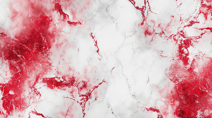 Red and White marble background 