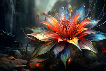  A flower of fantasy in full bloom