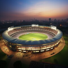 Best ever wonderful biggest cricket stadium image - obrazy, fototapety, plakaty