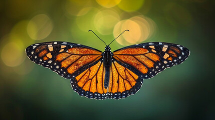 Fototapeta premium butterfly on a leaf