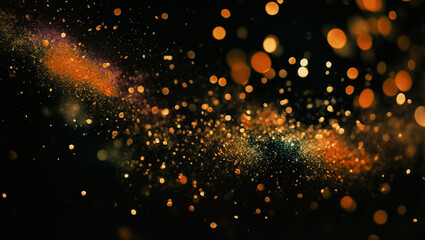 abstract background made with bokeh and light leaks