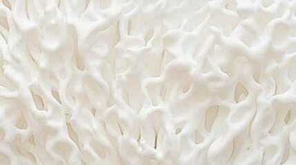 Close-Up of Elegant White Coral: Abstract Texture Background with Delicate Patterns, Perfect for Artistic Designs and Oceanic Themes