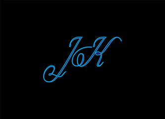  K  Latter Logo Design