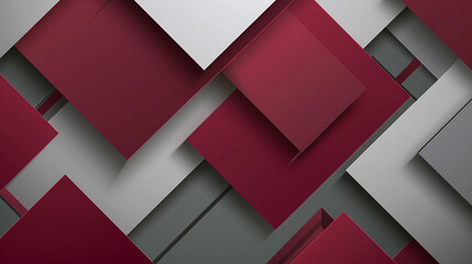 Maroon and Gray abstract background vector presentation design. PowerPoint and Business background.