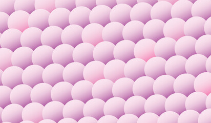 Vector Pink Fish Scales Seamless Repeat Background Pattern