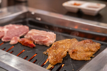 Barbecue Pork on the Grill, Korean Style