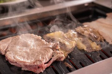 Barbecue Pork on the Grill, Korean Style