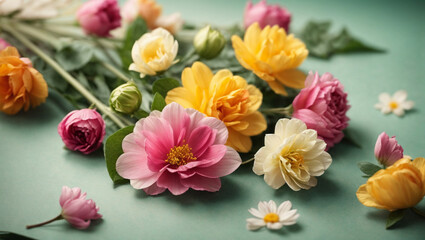 spring vibe floral background