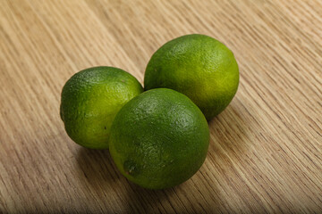 Green sour tropical Lime fruit