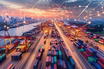 Digital logistics platform optimizing supply chain infrastructure.