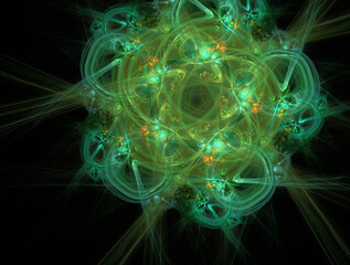 Imaginatory fractal abstract background Image
