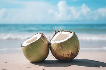 Refreshing coconut water