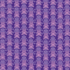 Indonesian Batik Pattern Traditional Background