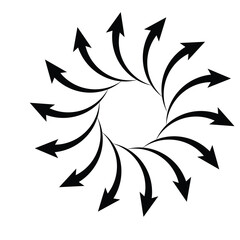 Obraz premium Arrow. Web symbol for use. Vector illustration