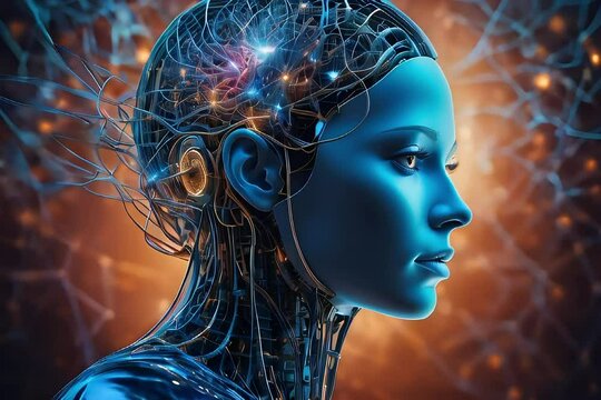 AI Siren: The Futuristic Beauty of a Cybernetic Enigma