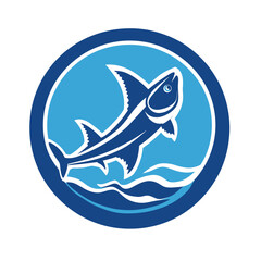 fish icon vector illustration