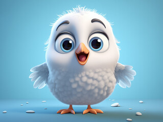 Obraz premium Cute 3D Animals illustration