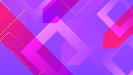 Fototapeta premium Pink and purple violet vector abstract gradient background with simple geometric shapes. Abstract gradient shapes background for presentation, business report, card, banner, poster