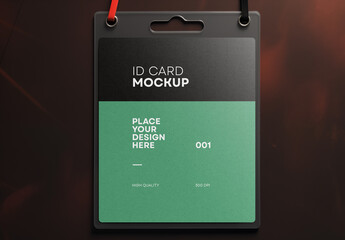 ID Card Mockup Generated with AI
