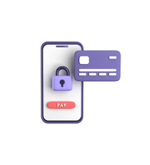 3d rendering of business financial icon.