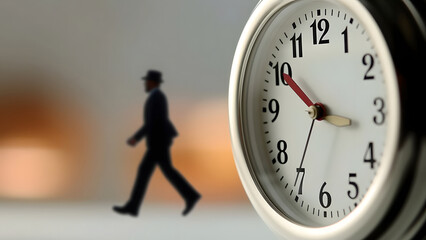 Represents the time-crunched lives of modern people. People living a busy life. 