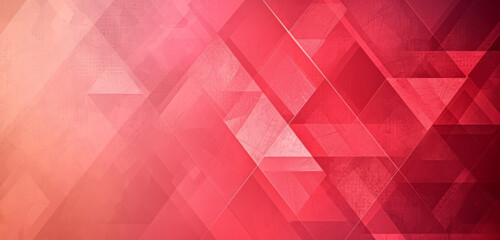 Geometric abstract shapes wallpaper with grunge texture in red gradients.