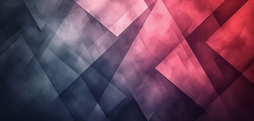 Geometric triangles with grunge texture in warm tones.