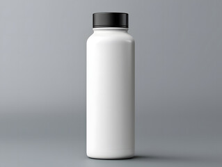 3D blank water bottle mockup