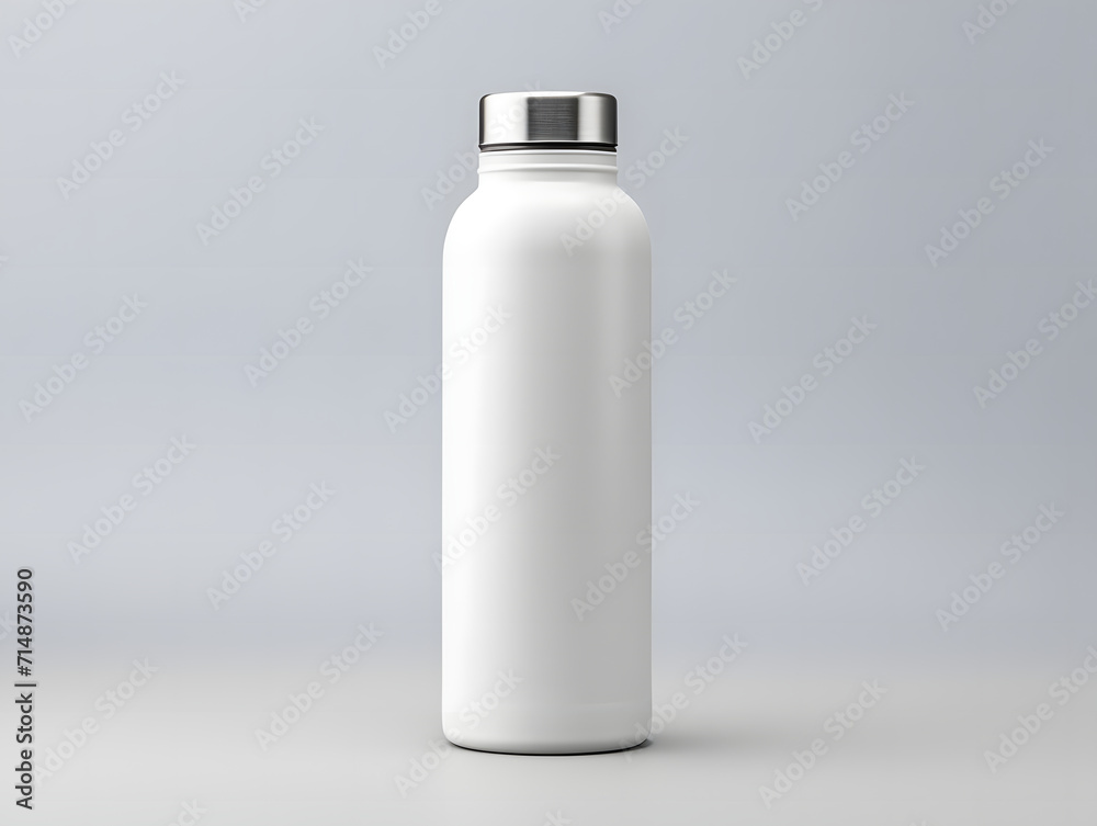 Wall mural 3D blank water bottle mockup