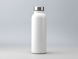 3D blank water bottle mockup