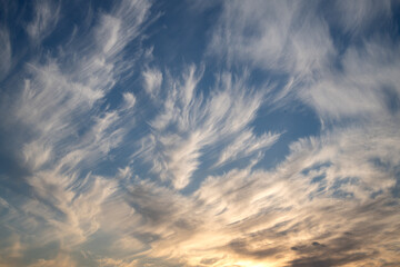 Obraz premium blue sky with clouds