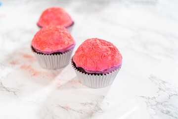 Creating Extravagant Cupcakes for Birthday Celebration
