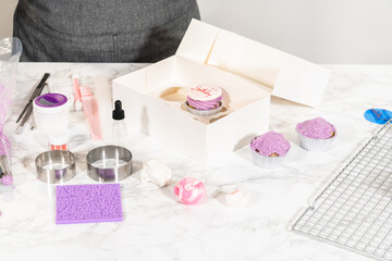 Creating Extravagant Cupcakes for Birthday Celebration