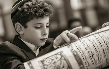  Bar or Bat Mitzvah ceremonies  young individuals read from the Torah.