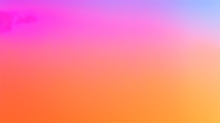 Immerse yourself in a kaleidoscope of colors with this captivating gradient texture background in pink, blue, and orange. - obrazy, fototapety, plakaty