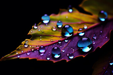 leaf on black amoled wallpaper background