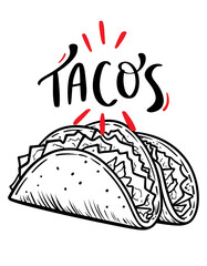 Taco tuesday t-shirt design vector illustration