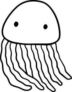 recommend clip art: squid octopus doodle cartoon sketch outline